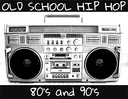 Old School Hip Hop boombox